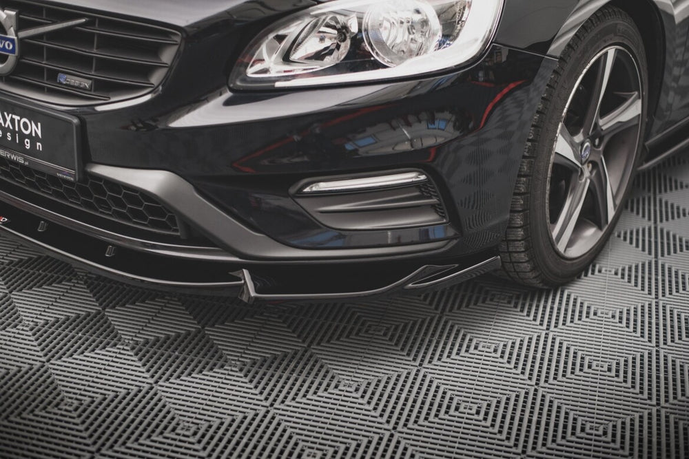 Maxton Parts - Frontlippe V.1 passend für Volvo S60 R-Design Mk2 schwarz matt