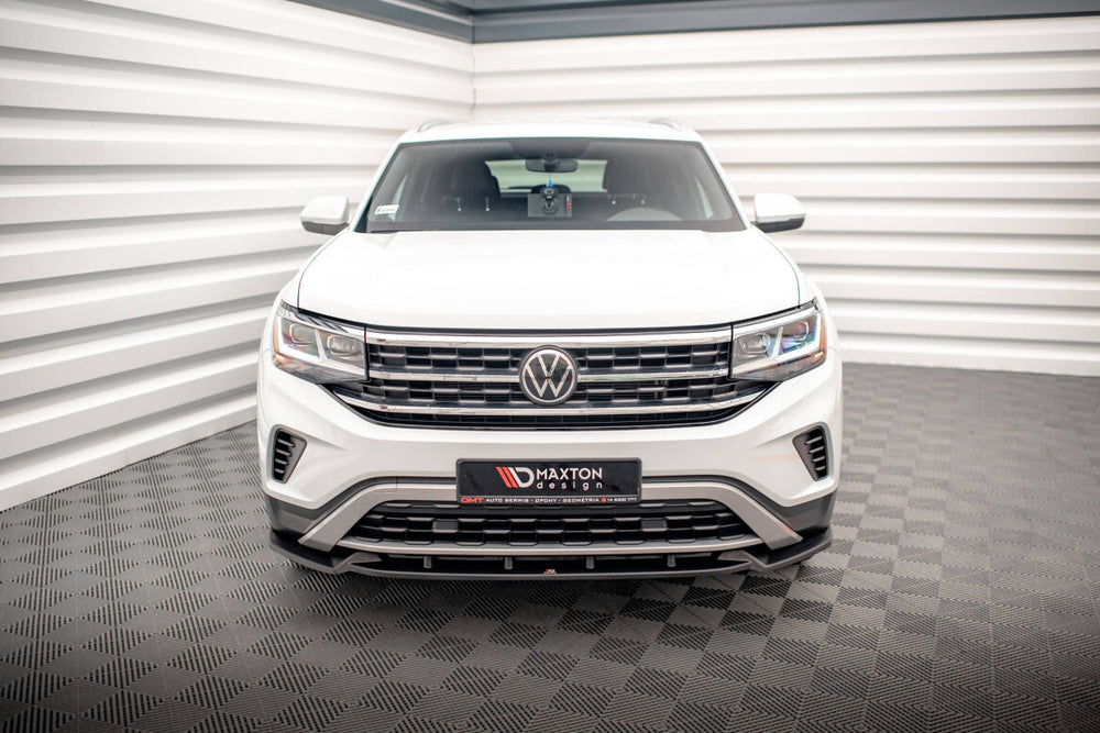 Maxton Parts - Frontlippe V.1 passend für VW Atlas Cross Sport schwarz Hochglanz