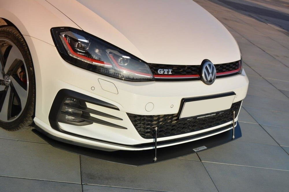Maxton Parts - Frontlippe V.1 passend für VW Golf 7 GTI FL schwarz matt