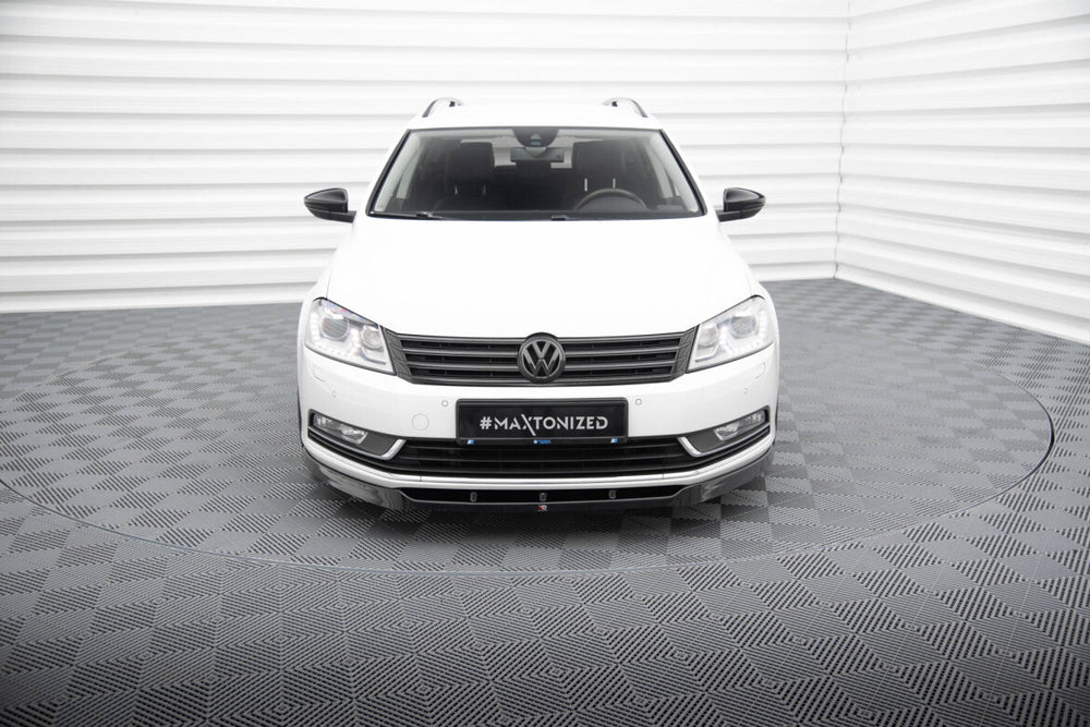 Maxton Parts - Frontlippe V.1 passend für VW Passat B7 schwarz Hochglanz