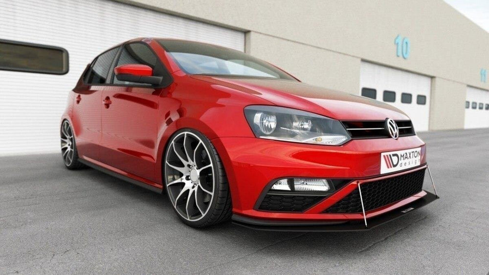 Maxton Parts - Frontlippe V.1 passend für VW Polo GTI Mk5 FL schwarz matt
