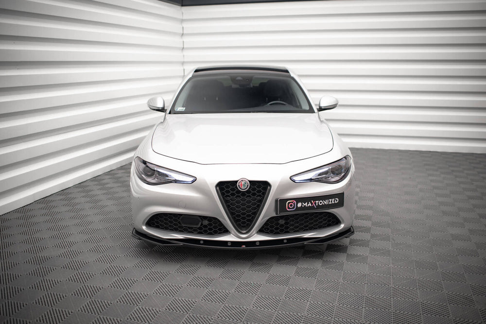 Maxton Parts - Frontlippe V.2 passend für Alfa Romeo Giulia Sport schwarz Hochglanz
