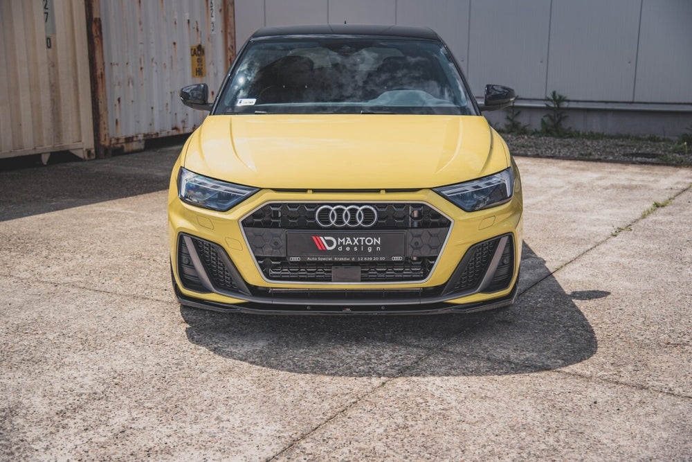 Maxton Parts - Frontlippe V.2 passend für Audi A1 S-Line GB schwarz Hochglanz