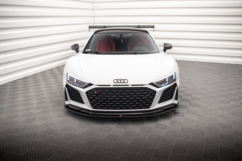 Maxton Parts - Frontlippe V.2 passend für Audi R8 Mk2 FL schwarz Hochglanz