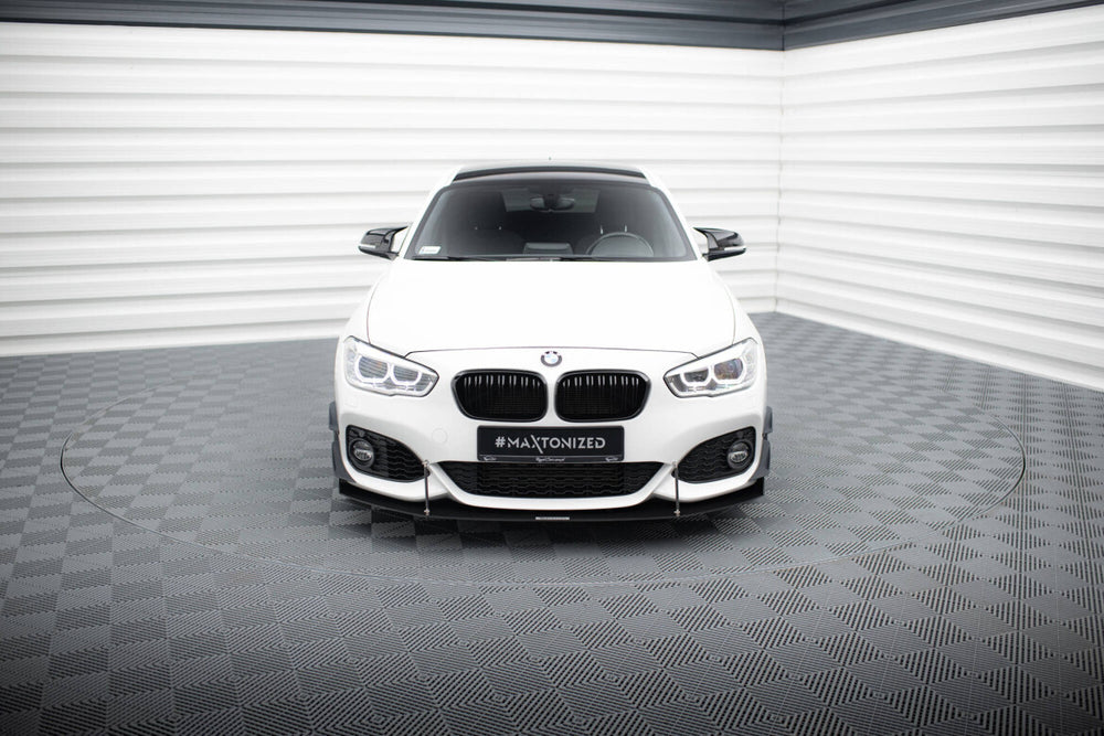 Maxton Parts - Frontlippe V.2 passend für BMW 1er F20/F21 M-Power FL schwarz matt