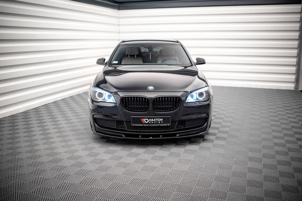 Maxton Parts - Frontlippe V.2 passend für BMW 7 M-Paket F01 schwarz Hochglanz