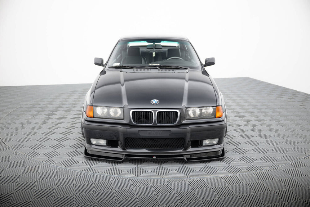 Maxton Parts - Frontlippe V.2 passend für BMW M3 / 3 M-Paket E36 Coupe schwarz Hochglanz