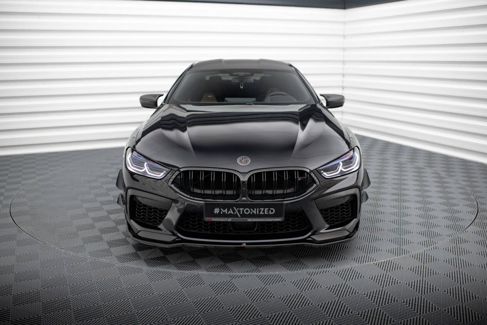 Maxton Parts - Frontlippe V.2 passend für BMW M8 Gran Coupe F93 / Coupe F92 schwarz Hochglanz