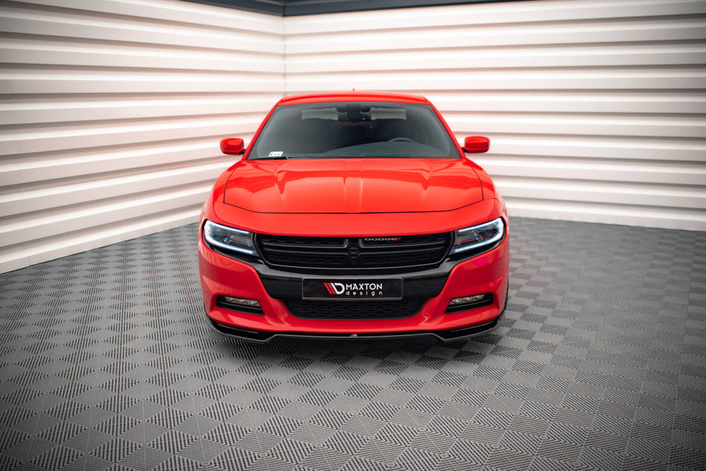 Maxton Parts - Frontlippe V.2 passend für Dodge Charger RT Mk7 FL schwarz Hochglanz