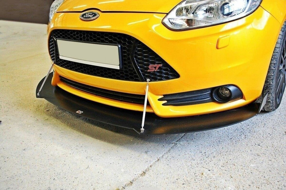 Maxton Parts - Frontlippe V.2 passend für Ford Focus ST Mk3 schwarz matt