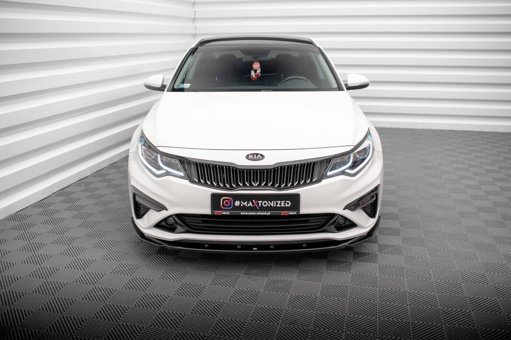 Maxton Parts - Frontlippe V.2 passend für Kia Optima Mk4 FL schwarz Hochglanz