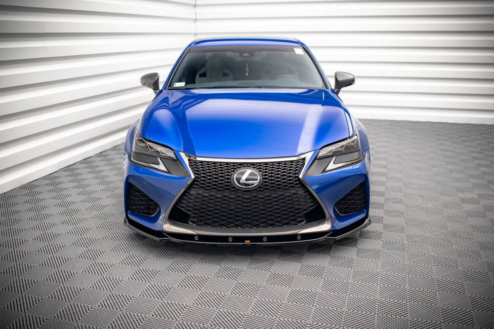 Maxton Parts - Frontlippe V.2 passend für Lexus GS F Mk4 FL schwarz Hochglanz