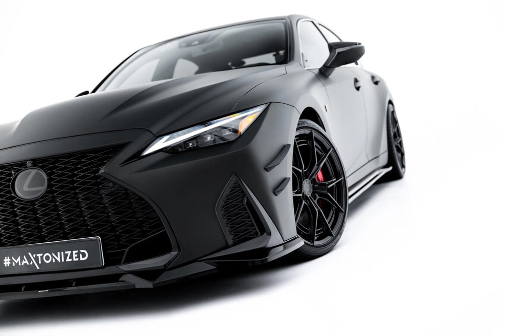 Maxton Parts - Frontlippe V.2 passend für Lexus IS 500 Mk3 Facelift 2 (XE30) schwarz Hochglanz