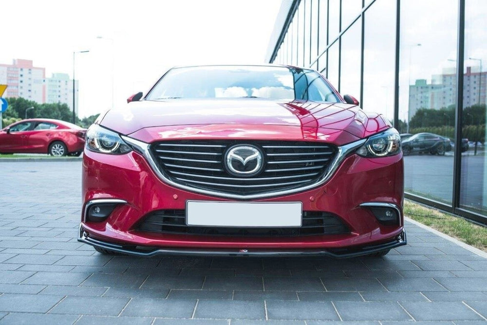 Maxton Parts - Frontlippe V.2 passend für Mazda 6 GJ (Mk3) FL schwarz Hochglanz