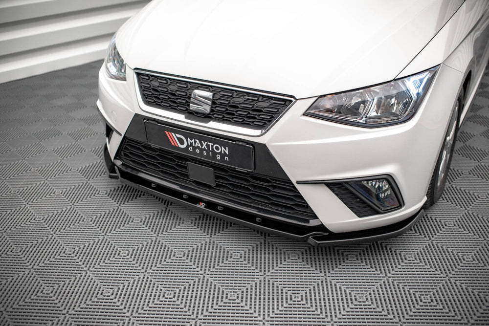 Maxton Parts - Frontlippe V.2 passend für Seat Ibiza FR/ Standard Mk5 schwarz Hochglanz