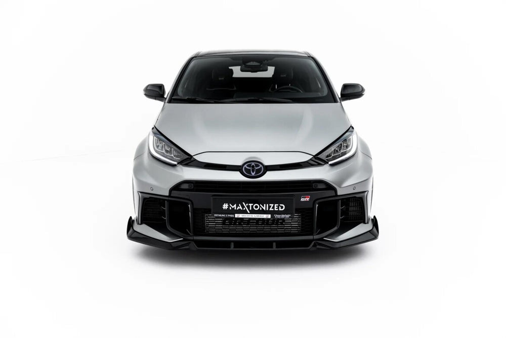 Maxton Parts - Frontlippe V.2 passend für Toyota GR Yaris Mk4 Facelift schwarz Hochglanz