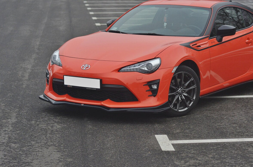 Maxton Parts - Frontlippe V.2 passend für Toyota GT86 FL schwarz Hochglanz