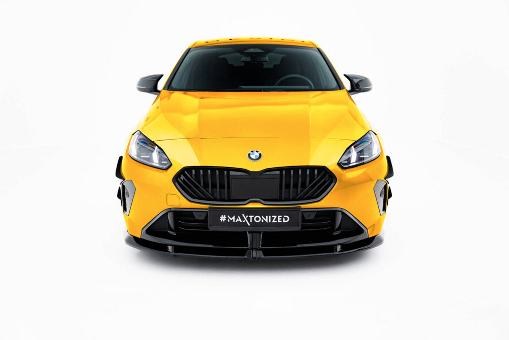 Maxton Parts - Frontlippe V.3 passend für BMW 1er M-Paket F70 schwarz Hochglanz