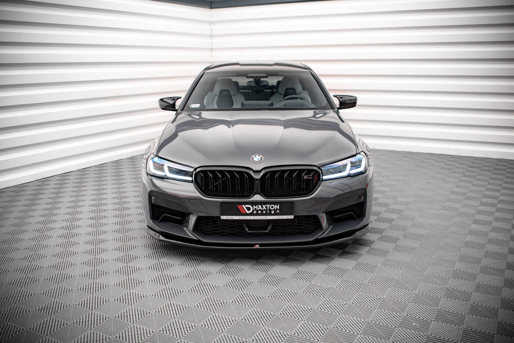 Maxton Parts - Frontlippe V.3 passend für BMW M5 F90 FL schwarz Hochglanz