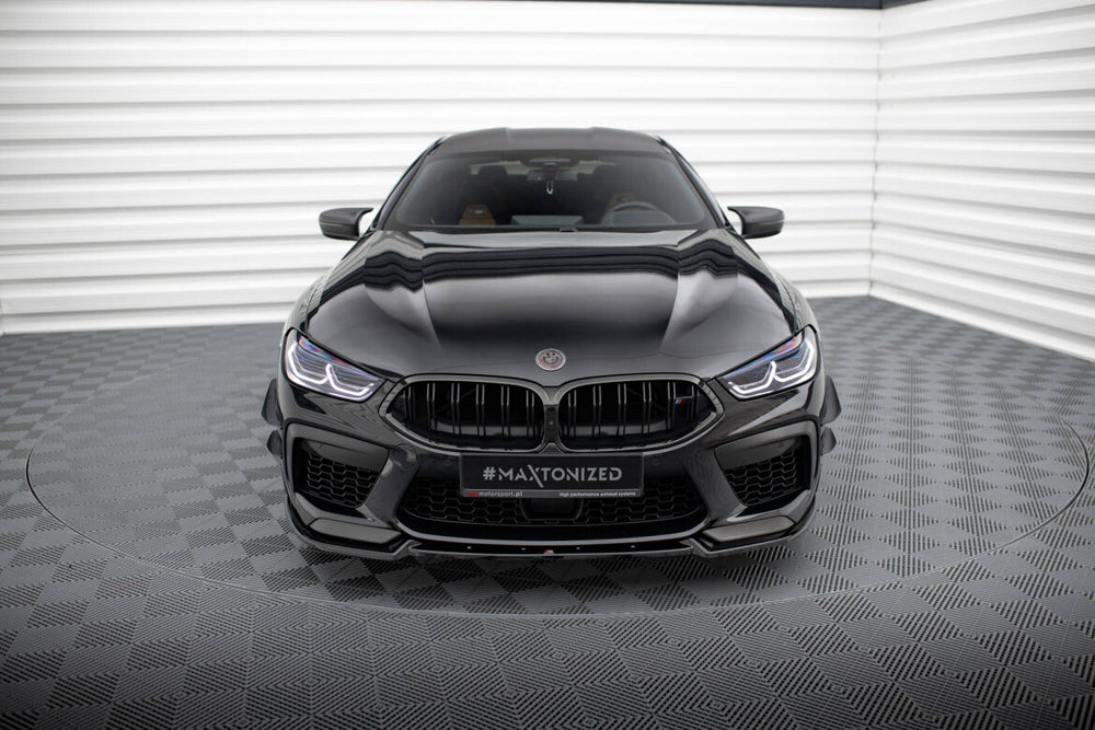 Maxton Parts - Frontlippe V.3 passend für BMW M8 Gran Coupe F93 / Coupe F92 schwarz Hochglanz