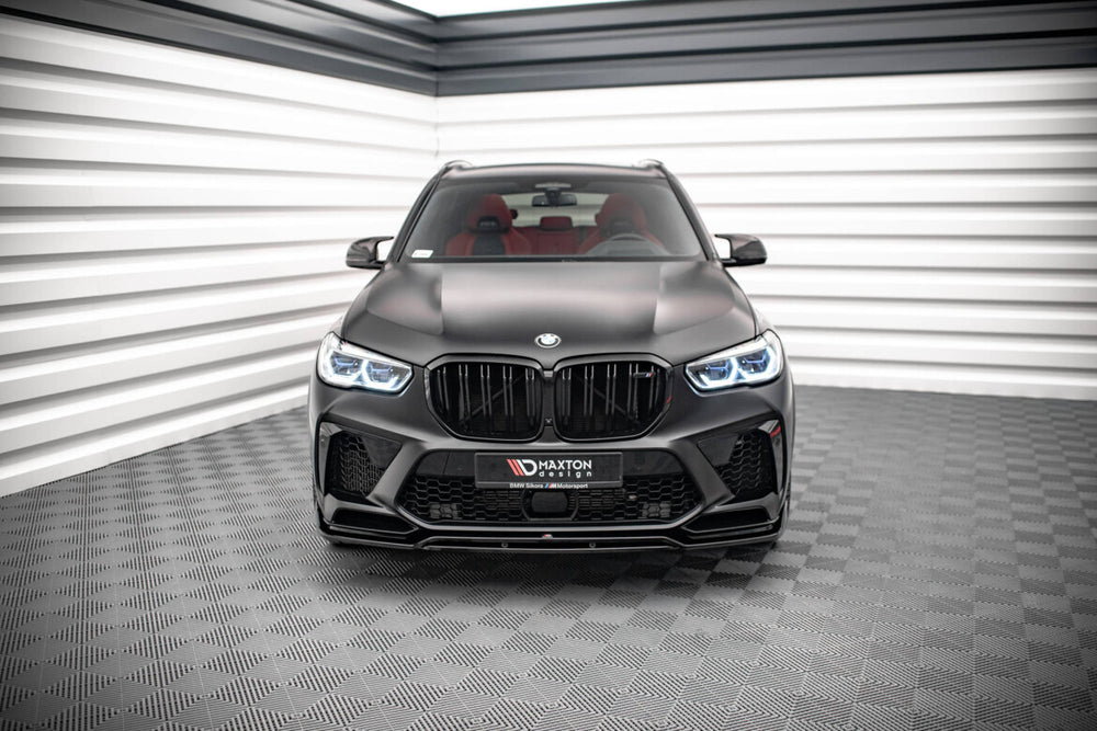 Maxton Parts - Frontlippe V.3 passend für BMW X5M F95 schwarz Hochglanz