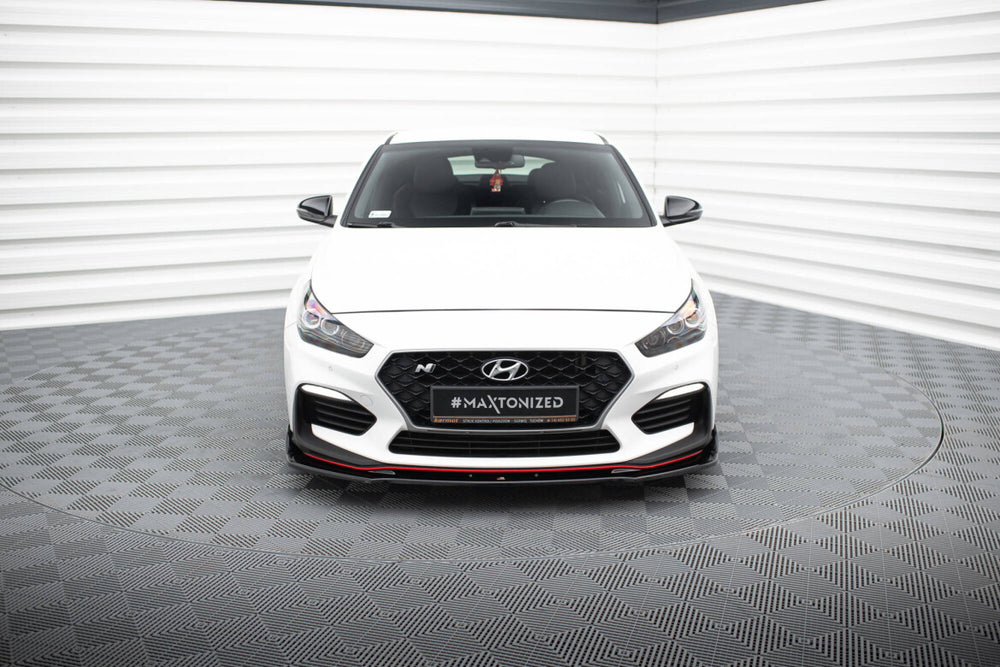 Maxton Parts - Frontlippe V.3 passend für Hyundai I30 N Mk3 Hatchback/ Fastback schwarz Hochglanz