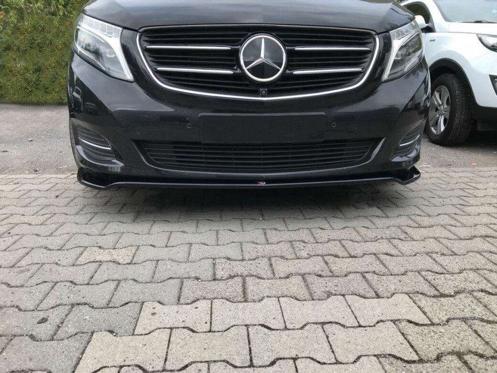 Maxton Parts - Frontlippe V.3 passend für Mercedes V-Klasse W447 schwarz Hochglanz