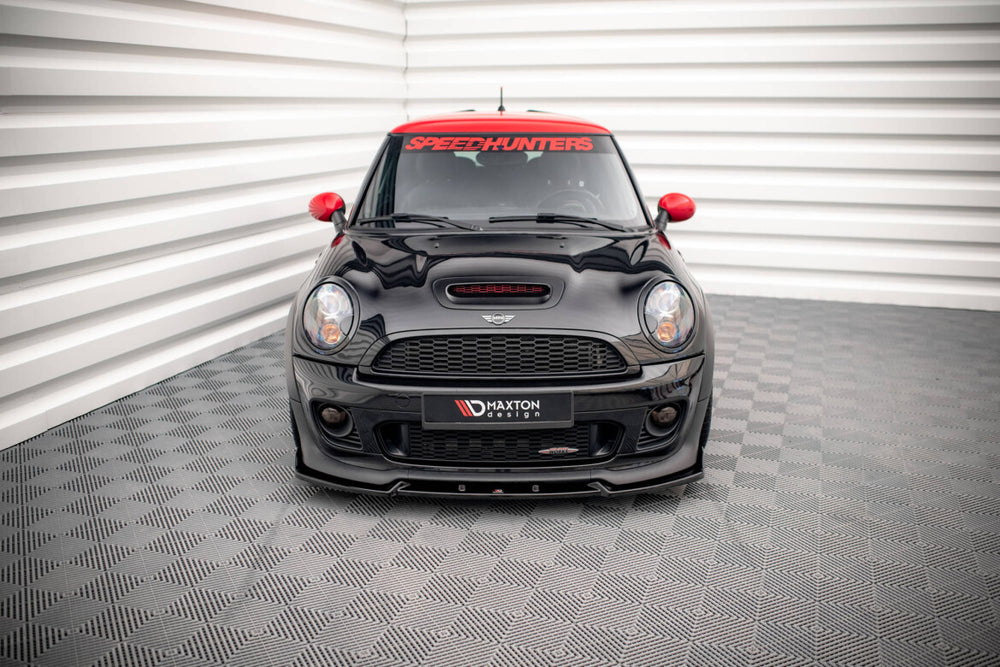 Maxton Parts - Frontlippe V.3 passend für Mini Cooper John Cooper Works R56 schwarz Hochglanz