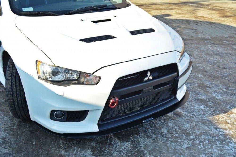 Maxton Parts - Frontlippe V.3 passend für Mitsubishi Lancer Evo X schwarz matt