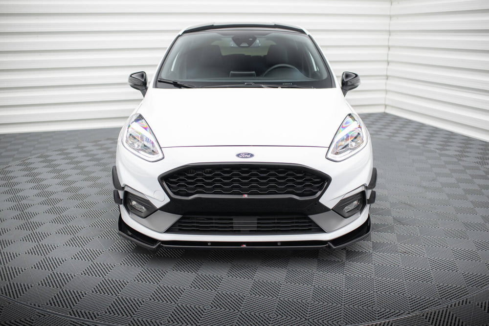 Maxton Parts - Frontlippe V.7 passend für Ford Fiesta Mk8 ST / ST-Line schwarz Hochglanz