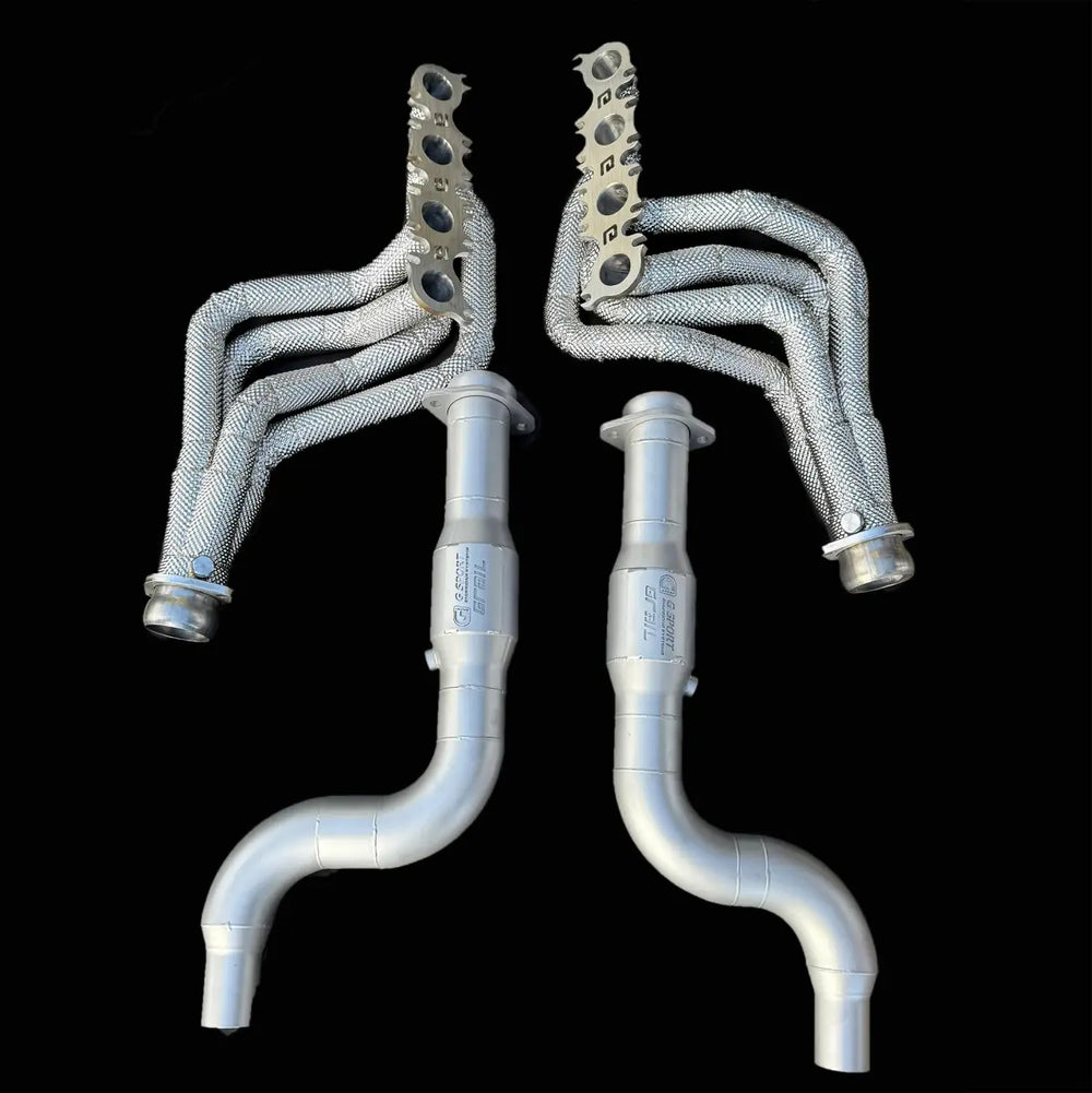 Grail Ford Mustang Gen. 6 FL / Gen. 7 Fächerkrümmer mit Sportkats mit Thermoisolierung