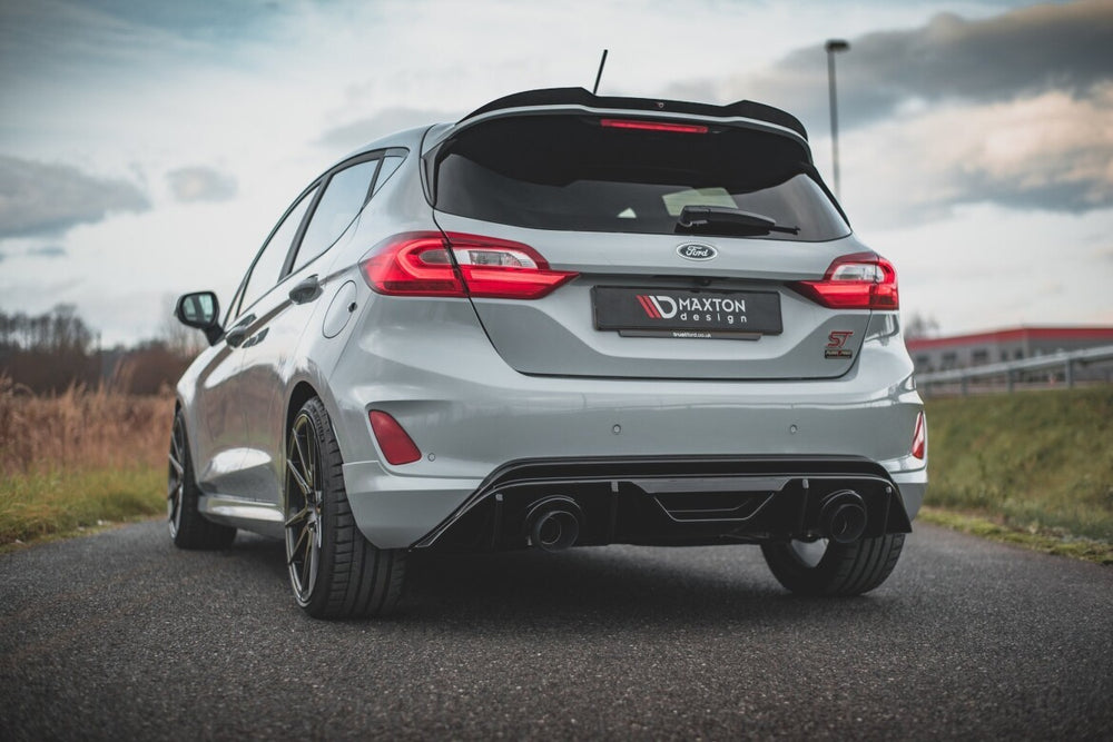 Maxton Parts - Heckansatz Diffusor + Milltek Sport Auspuffverlängerung passend für Ford Fiesta ST Mk8 + GPF System