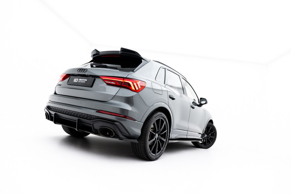 Maxton Parts - Heckansatz Diffusor passend für Audi RSQ3 Sportback / SUV F3 schwarz matt