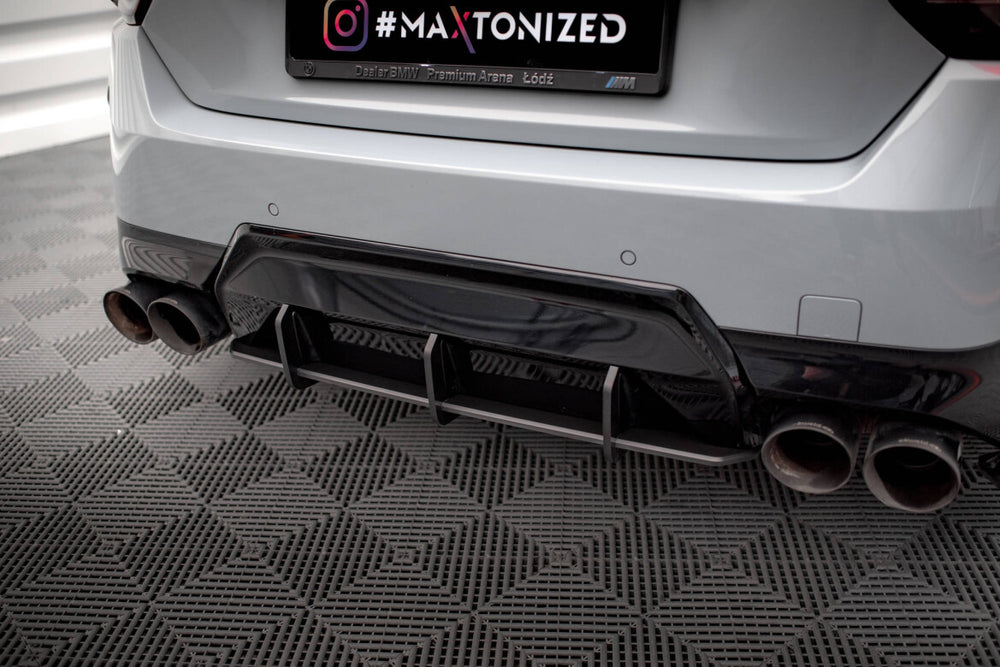 Maxton Parts - Heckansatz Diffusor passend für BMW 2 Coupe M240i G42 schwarz matt