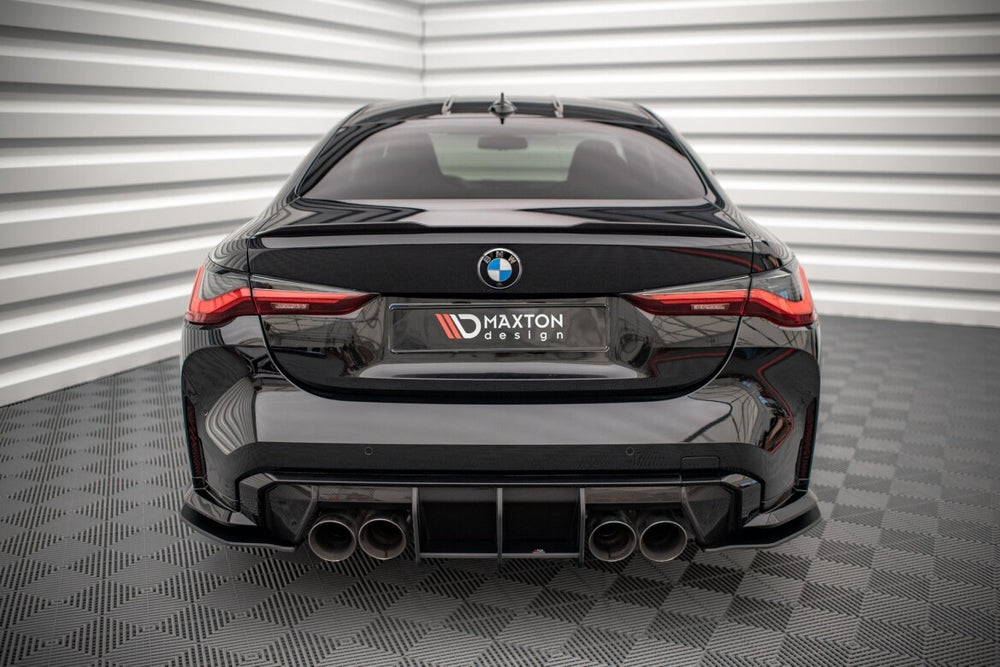 Maxton Parts - Heckansatz Diffusor passend für BMW M3 Limousine / Touring G80 schwarz matt