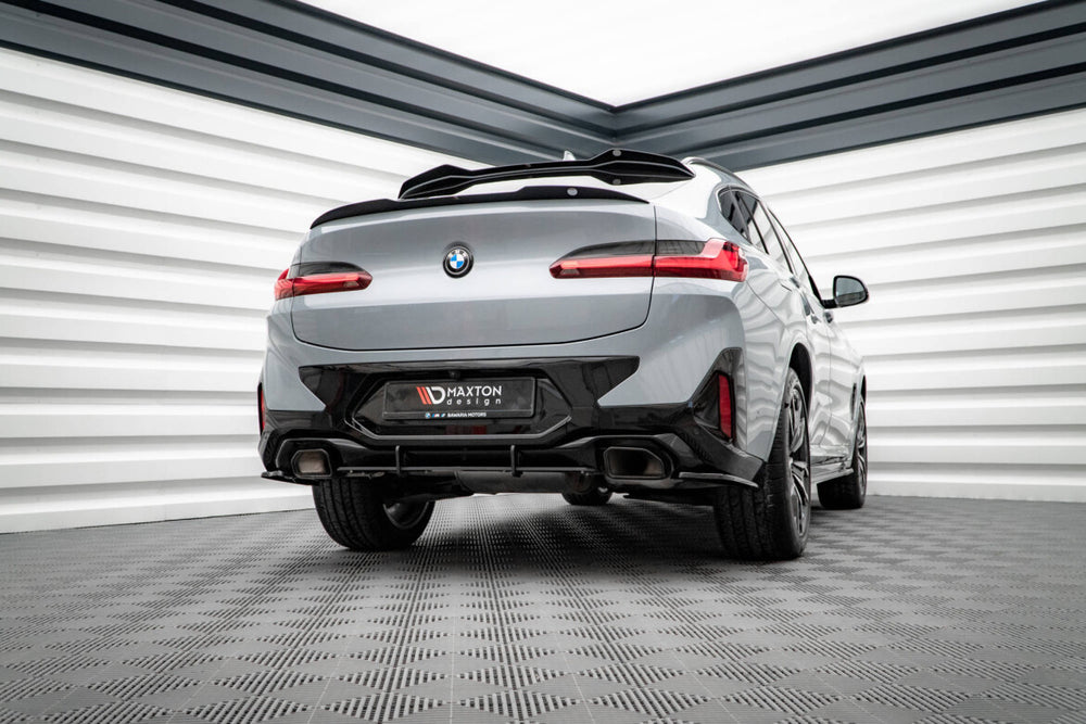 Maxton Parts - Heckansatz Diffusor passend für BMW X4 M-Paket G02 FL schwarz matt