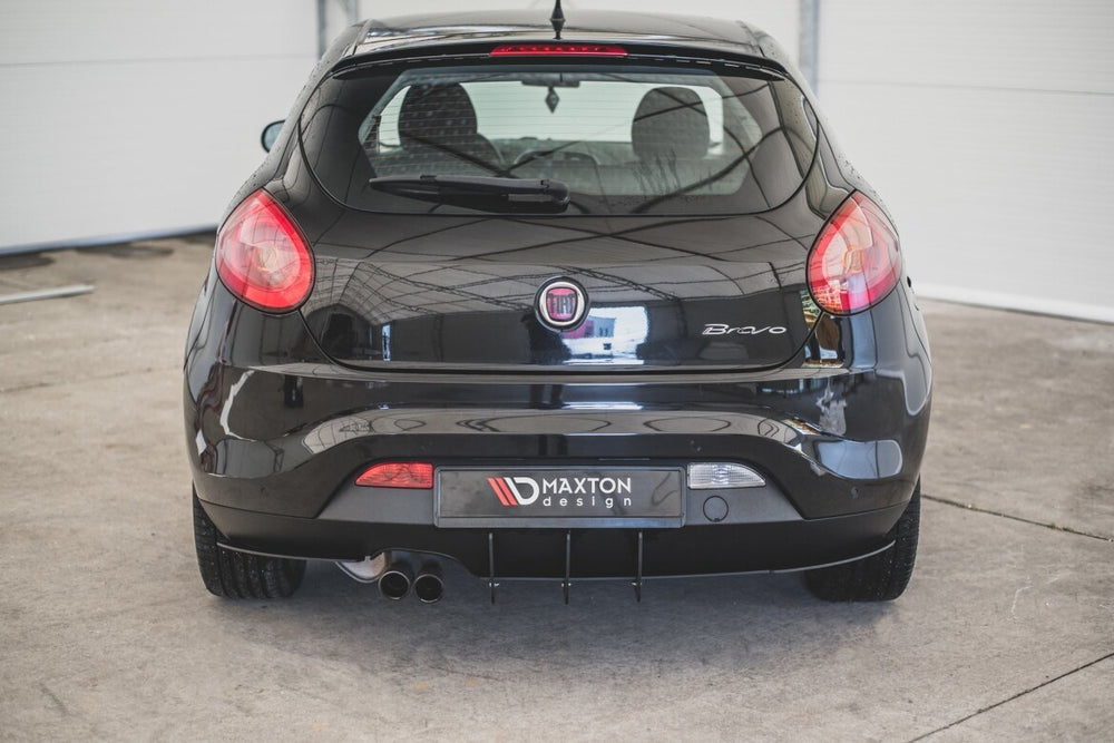 Maxton Parts - Heckansatz Diffusor passend für Fiat Bravo Sport Mk.2 schwarz matt