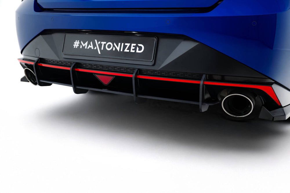 Maxton Parts - Heckansatz Diffusor passend für Hyundai Elantra N Mk7 schwarz matt
