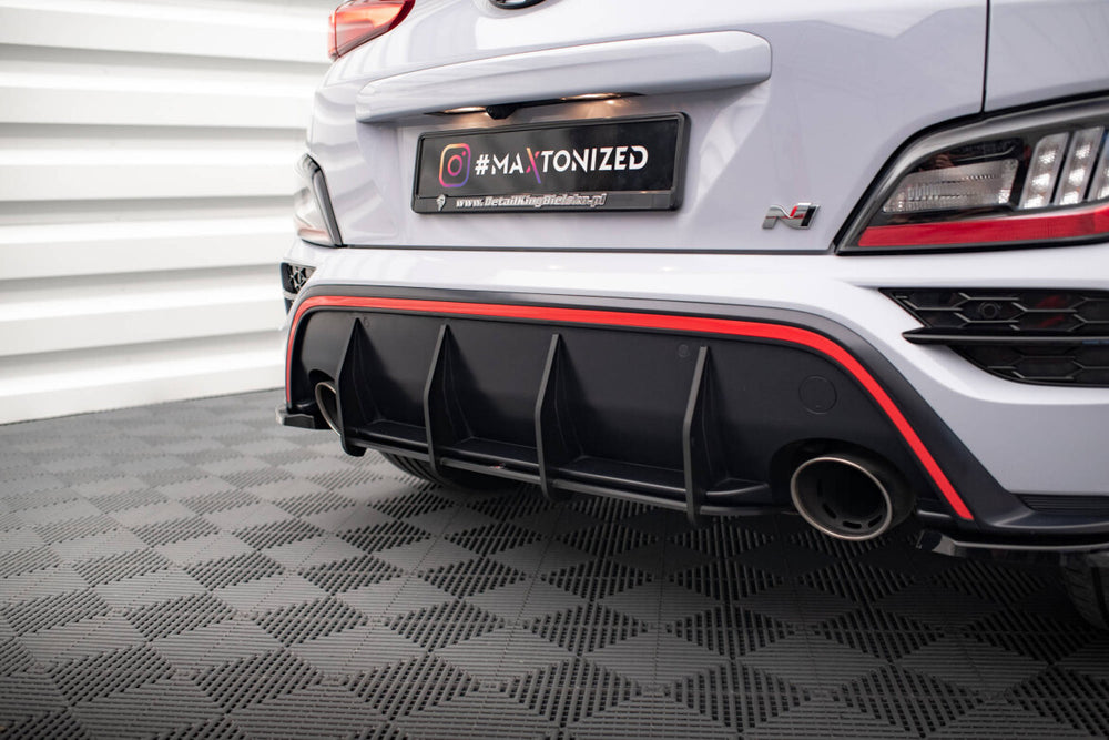 Maxton Parts - Heckansatz Diffusor passend für Hyundai Kona N Mk1 schwarz matt