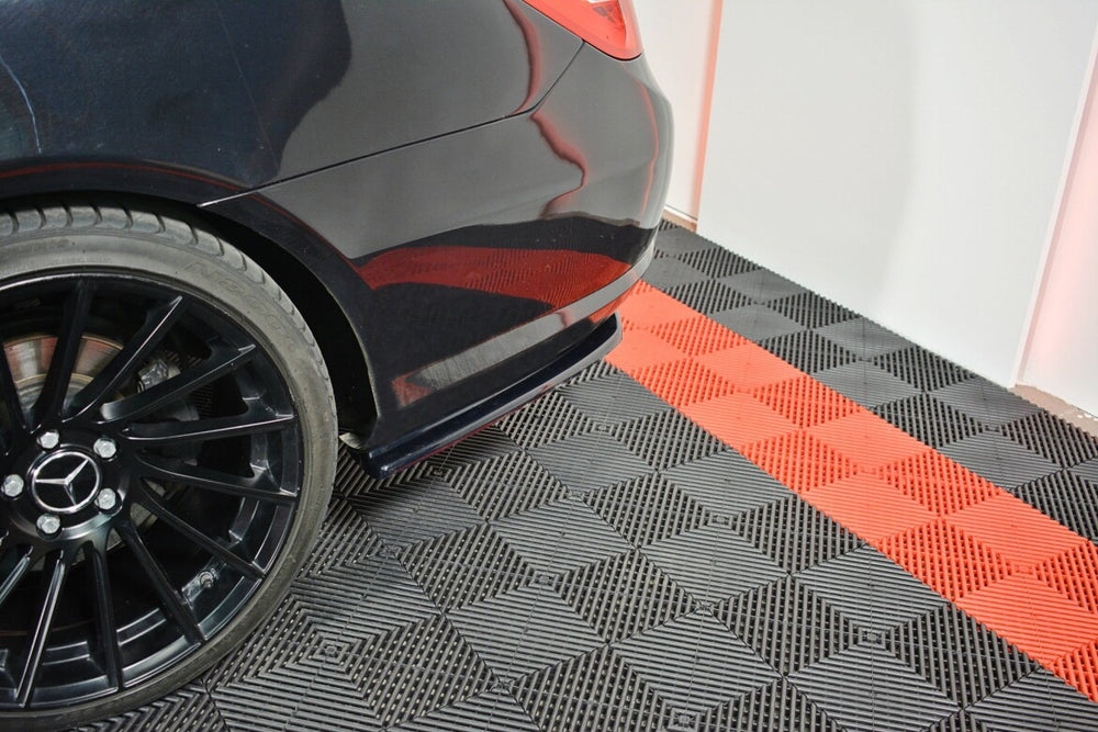 Maxton Parts - Heckansatz Diffusor passend für Mercedes E-Klasse W207 Coupe AMG-Line schwarz Hochglanz