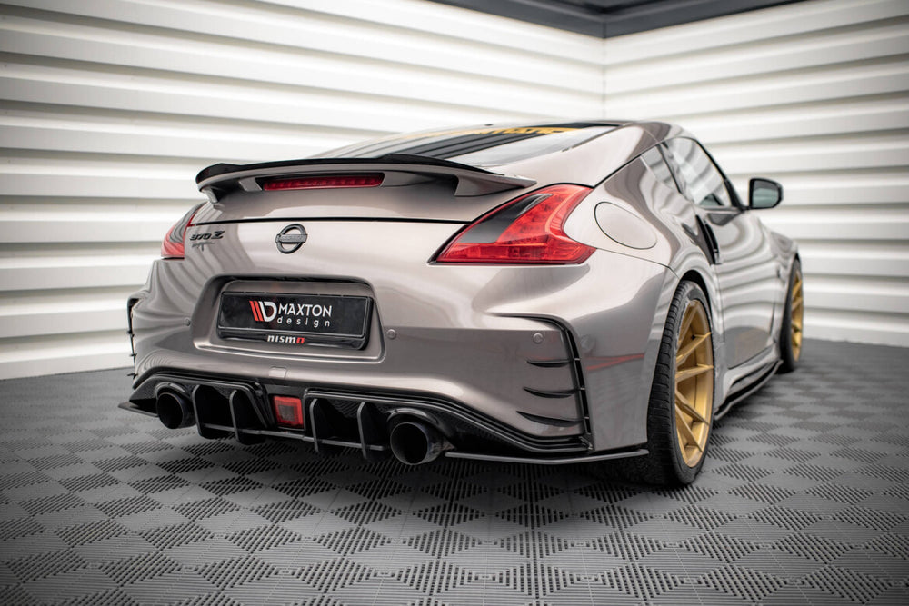 Maxton Parts - Heckansatz Diffusor passend für Nissan 370Z Nismo FL schwarz matt