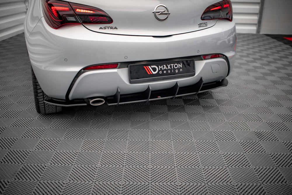 Maxton Parts - Heckansatz Diffusor passend für Opel Astra GTC OPC-Line J schwarz matt