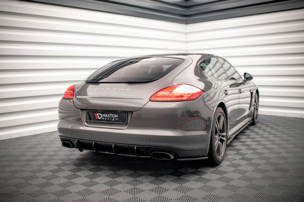 Maxton Parts - Heckansatz Diffusor passend für Porsche Panamera / Panamera Diesel 970 schwarz matt