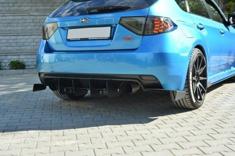 Maxton Parts - Heckansatz Diffusor passend für Subaru Impreza WRX STI Mk3 schwarz matt