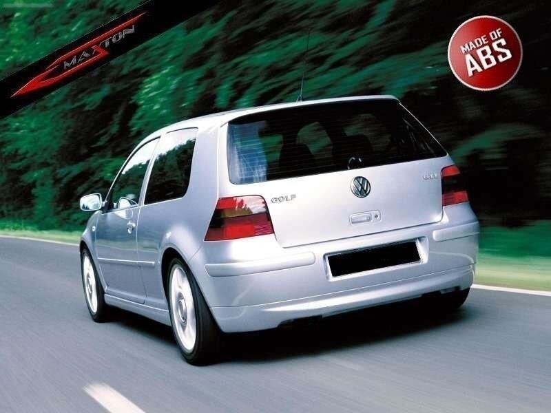 Maxton Parts - Heckansatz Diffusor passend für VW Golf 4 25"TH ANNIVERSARY LOOK (ohne Endrohr)