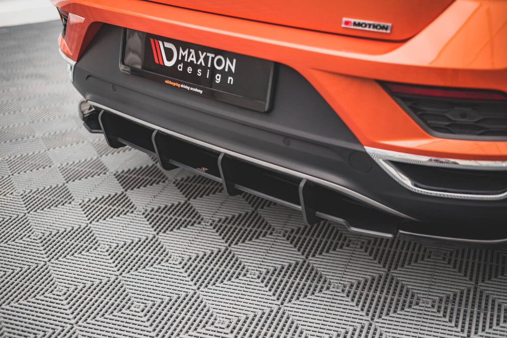 Maxton Parts - Heckansatz Diffusor passend für VW T-Roc Mk1 schwarz matt