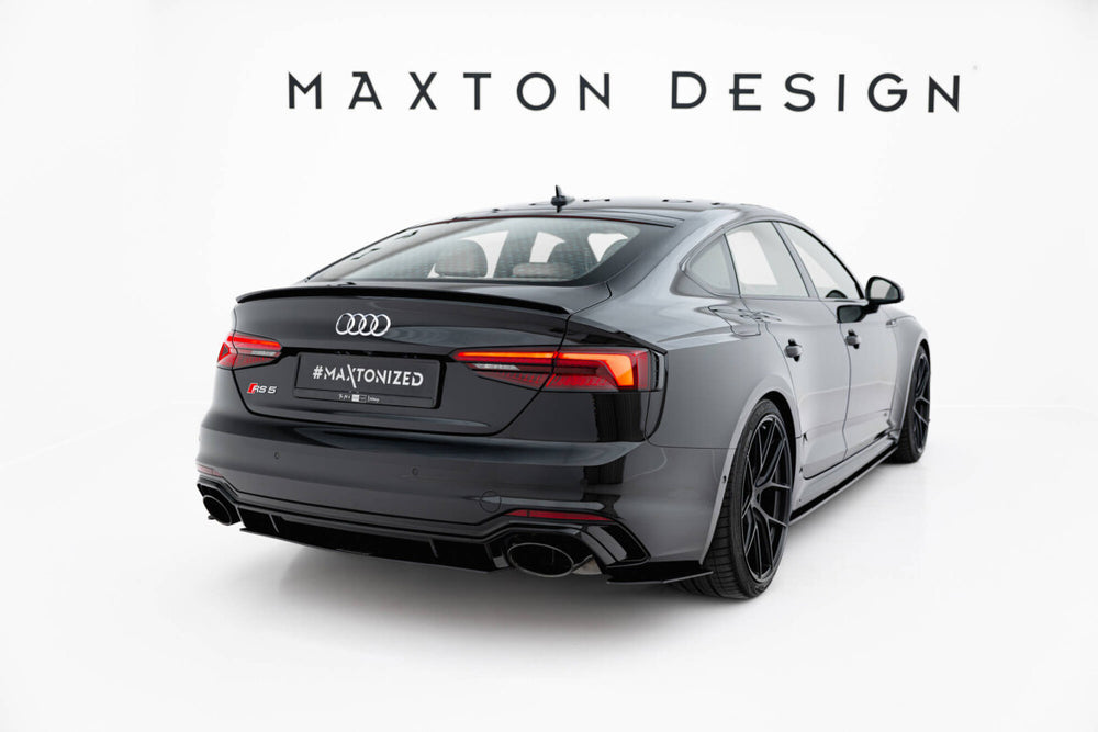 Maxton Parts - Heckansatz Diffusor V.1 passend für Audi RS5 Coupe / Sportback F5 schwarz matt