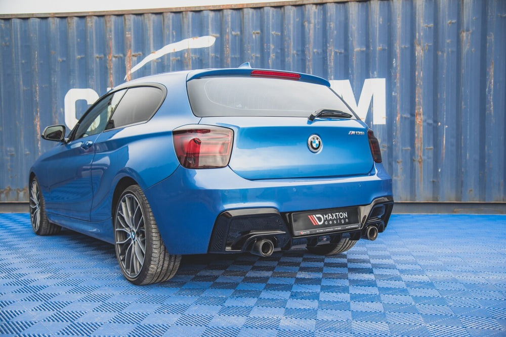 Maxton Parts - Heckansatz Diffusor V.1 passend für BMW M135i F20 schwarz Hochglanz