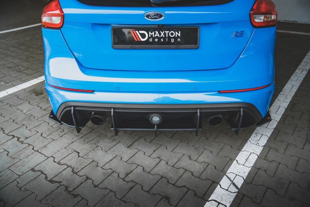 Maxton Parts - Heckansatz Diffusor V.1 passend für Ford Focus RS Mk3 schwarz matt