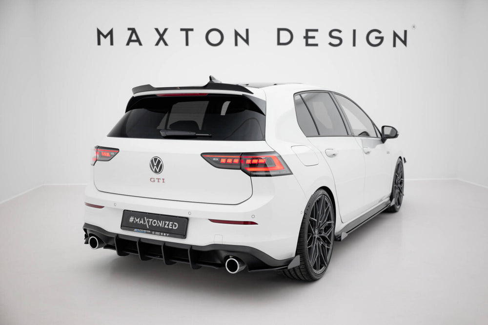 Maxton Parts - Heckansatz Diffusor V.1 passend für VW Golf GTI Mk8 schwarz matt